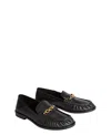 Balmain Sync Smooth-leather Loafers In Animal Print