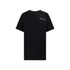 Balmain Black Cotton T-shirt In Black