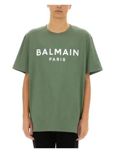 BALMAIN MEN'S T-SHIRT WITH LOGO