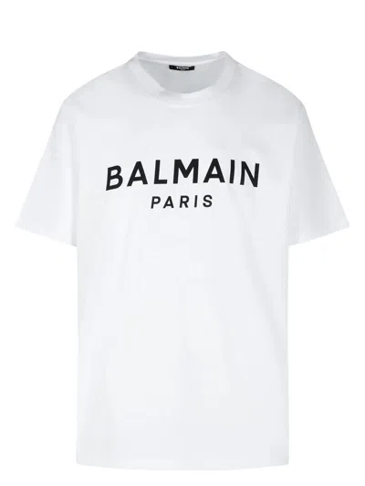 BALMAIN MEN'S T-SHIRT WITH LOGO