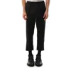 Balmain Black Zip-pocket Straight Trousers In Black