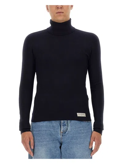 BALMAIN MEN'S TURTLENECK SHIRT