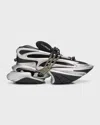 Balmain Unicorn Snekaer In Black/silver