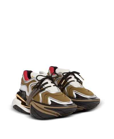 BALMAIN MEN'S UNICORN WAVE TRAINERS IN NEOPRENE