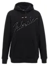 Balmain Oversized Ls Hoodie In Black