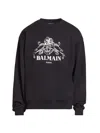 Balmain Vine Sweatshirt In Black