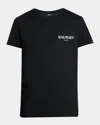 Balmain Logo-printed T-shirt In Black