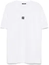 Balmain T-shirt With Pb Embroidery In White