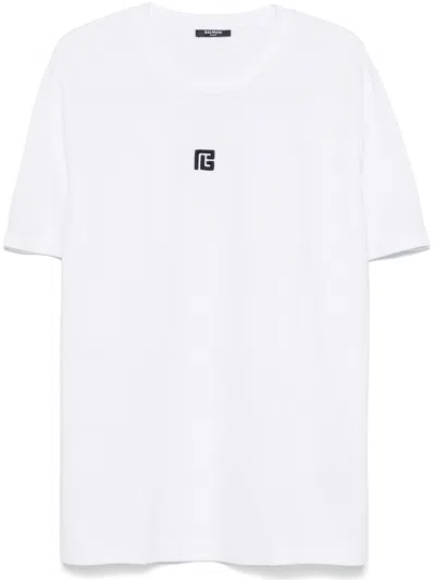 BALMAIN BALMAIN MEN WHITE MODAL BLEND T-SHIRT