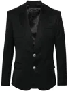 Balmain Wool 2 Btn Jacket Clothing In Black
