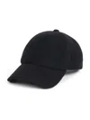 Balmain Men's Wool Baseball Cap In Black
