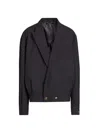 Balmain Wool 2-button Jacket In Black