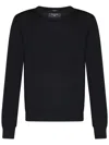 Balmain Merino Wool Knit Sweater With Trompe-l'œil Collar