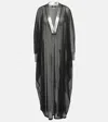 Balmain Mesh Kaftan In Black