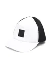Balmain Mesh-panelling Baseball Caps In White