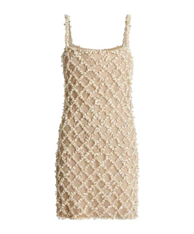 BALMAIN MESH SHELL DRESS