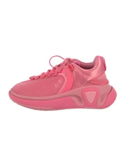 Pre-owned Balmain Mesh Sneakers In Pink