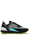 Balmain Meshed "volt" Sneakers In Schwarz