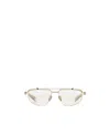 Balmain Metal Frame Flat Mirror In White