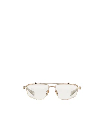 Balmain Metal Frame Flat Mirror In White