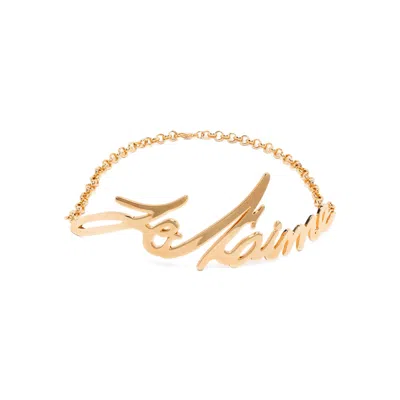 Balmain Metal Necklaces In Gold