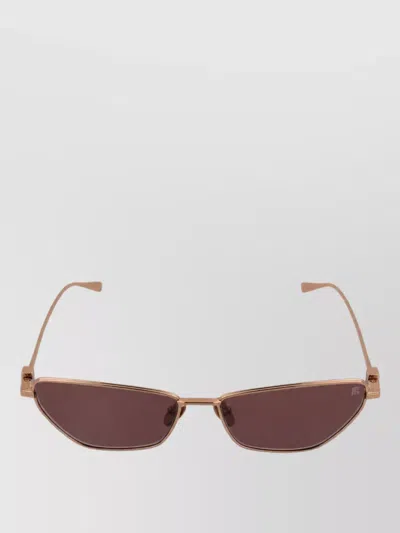 Balmain Metal Sunglasses In Brown