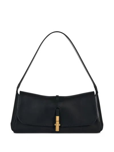 Balmain Metropolis Bag In Smooth Leather In Black