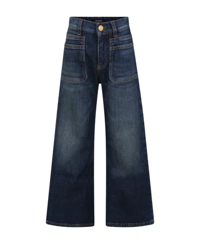 Balmain Mid-rise Straight-leg Jeans In Black