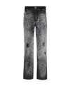 Balmain Mid-rise Straight-leg Jeans In Gray