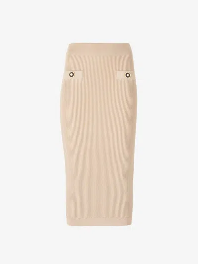 Balmain Midi Knitted Skirt