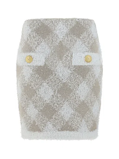 Balmain Midi Women's Skirt In Multi