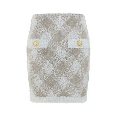 Balmain Midi Women's Skirt In Multi