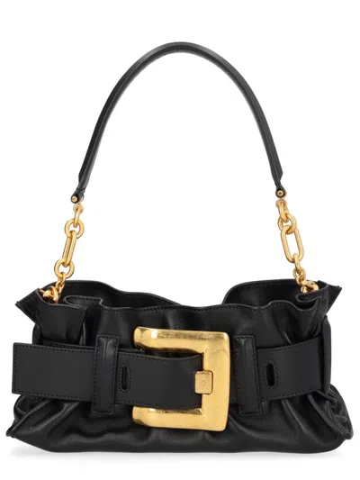 Balmain Mini Anthem Bag In Black