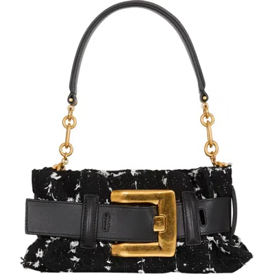 Balmain Mini Anthem Bag In Black