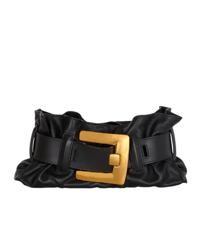 BALMAIN MINI ANTHEM BAG IN CALFSKIN
