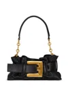 Balmain Mini Anthem Clutch Bag In Black