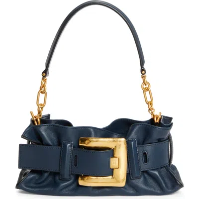Balmain Mini Anthem Leather Shoulder Bag