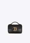 Balmain Mini B-buzz Calf Leather Crossbody Bag