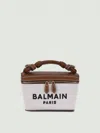 Balmain B-army Vanity Handbag In Neutral
