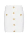 Balmain Falda Semilarga - Blanco