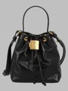 Balmain Mini Chic Shoulder Bag In Black