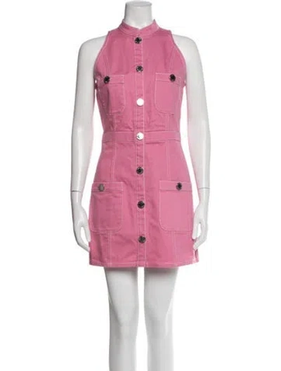 Pre-owned Balmain Mini Dress In Pink