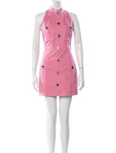 Pre-owned Balmain Mini Dress In Pink