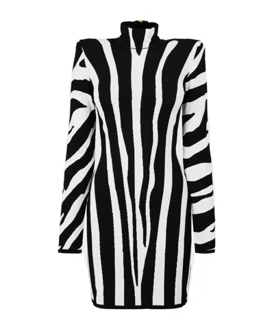 Balmain Mini Dresses In Multi