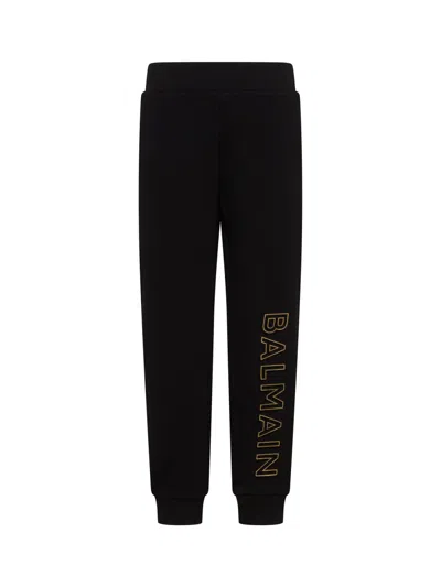 Balmain Mini Joggers For Boys In Black