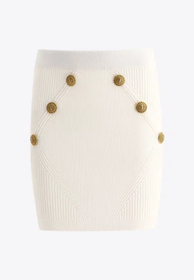 BALMAIN MINI KNITTED SKIRT