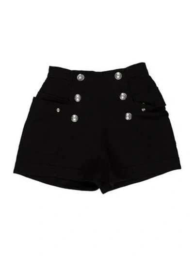 Pre-owned Balmain Mini Shorts In Black