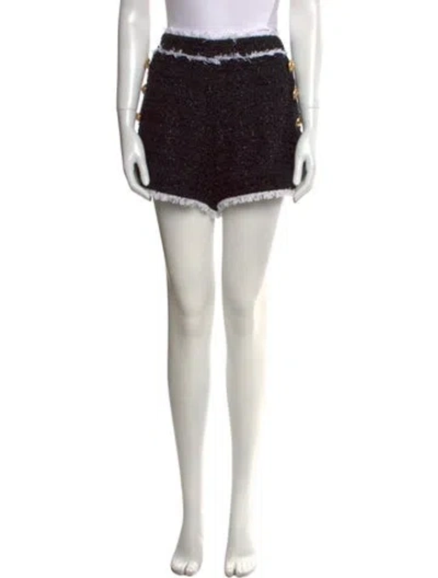 Pre-owned Balmain Mini Shorts In Black