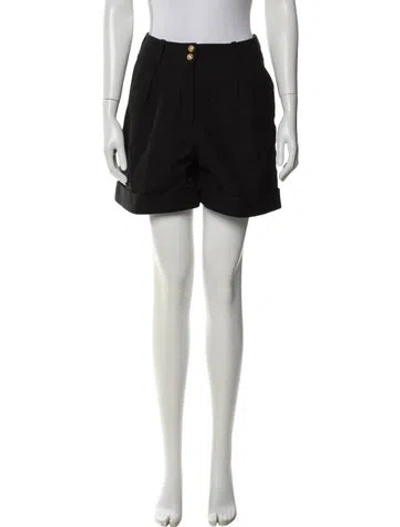 Pre-owned Balmain Mini Shorts In Black