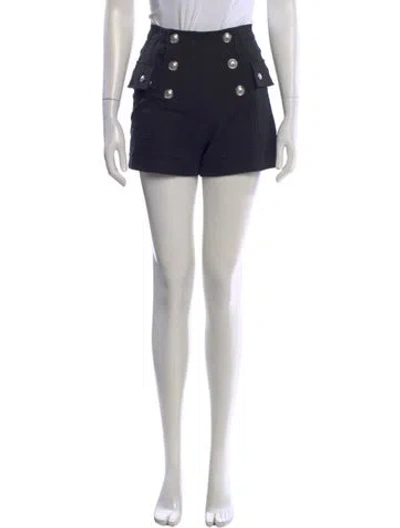 Pre-owned Balmain Mini Shorts In Black